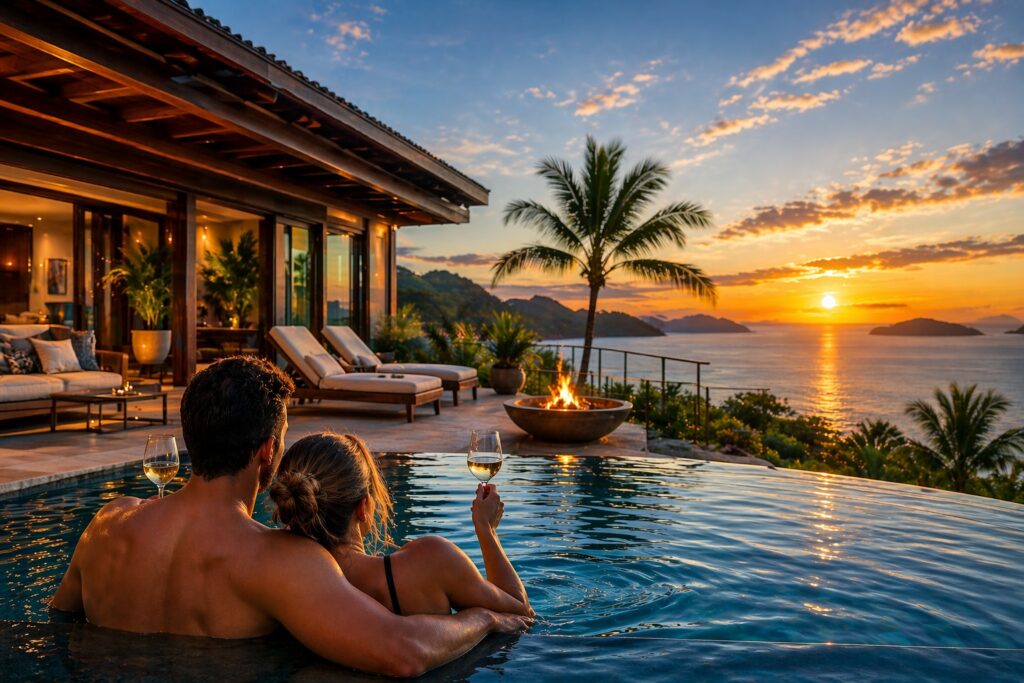 Private swinger friendly vacation rental getaway with pool and scenic view