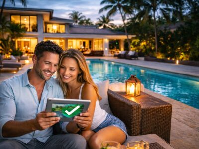 Verified swinger friendly vacation rental with private pool and secure environment