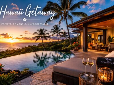 Private swinger friendly Hawaii getaway villa for couples