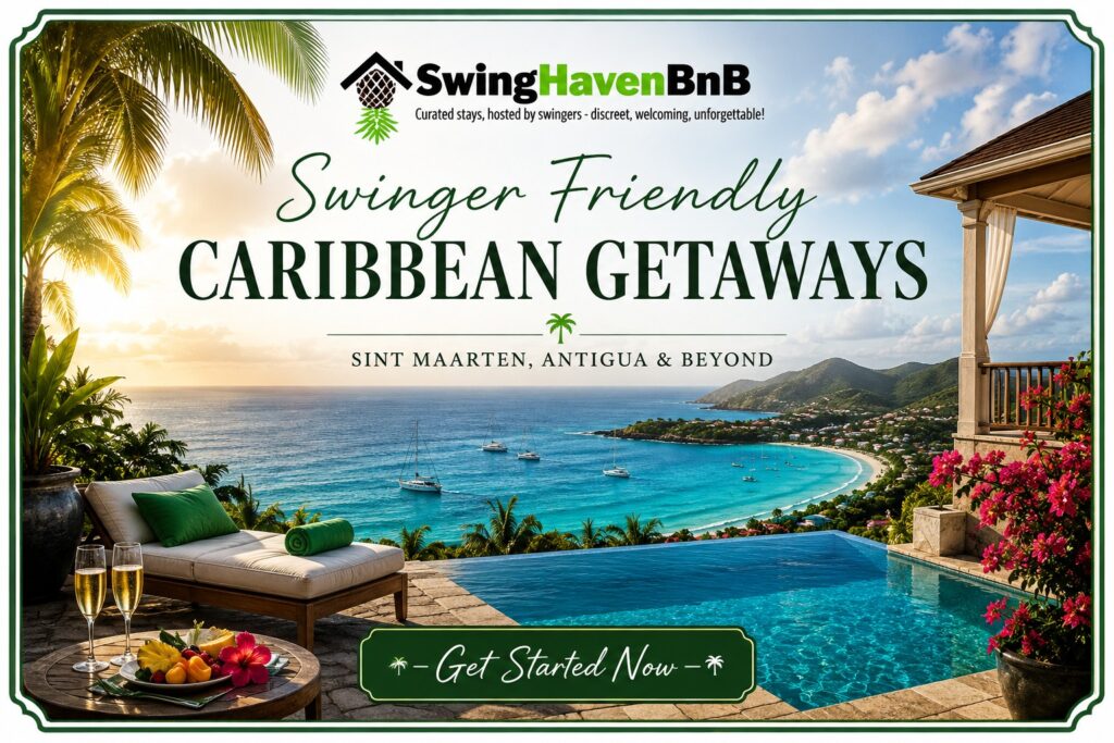 Private swinger friendly Caribbean vacation rental with ocean view