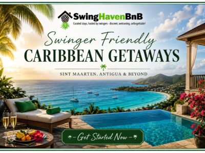 Private swinger friendly Caribbean vacation rental with ocean view