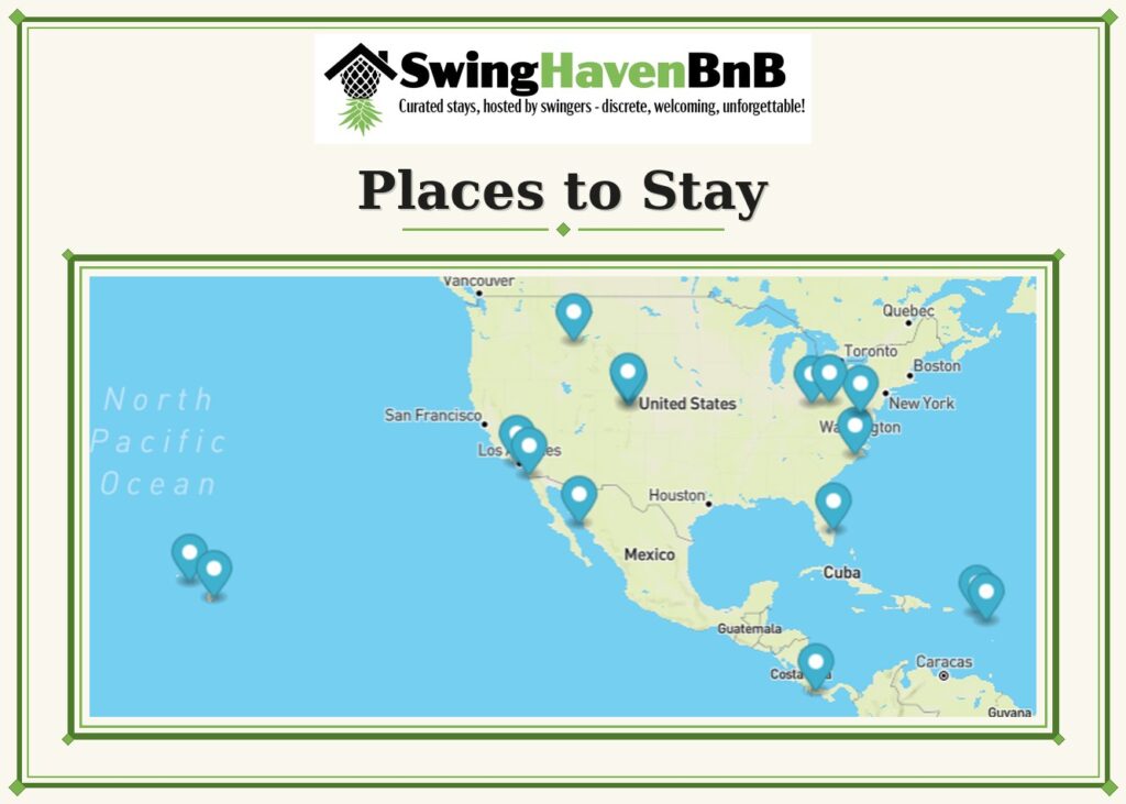 Swinger travel places to stay offered by verified lifestyle-friendly hosts